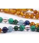 Amber teething necklace - Gemstone - Honey color